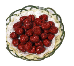 Round Red Dates